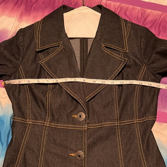 Bisou Bisou Long Denim Coat - Picture 6 of 6